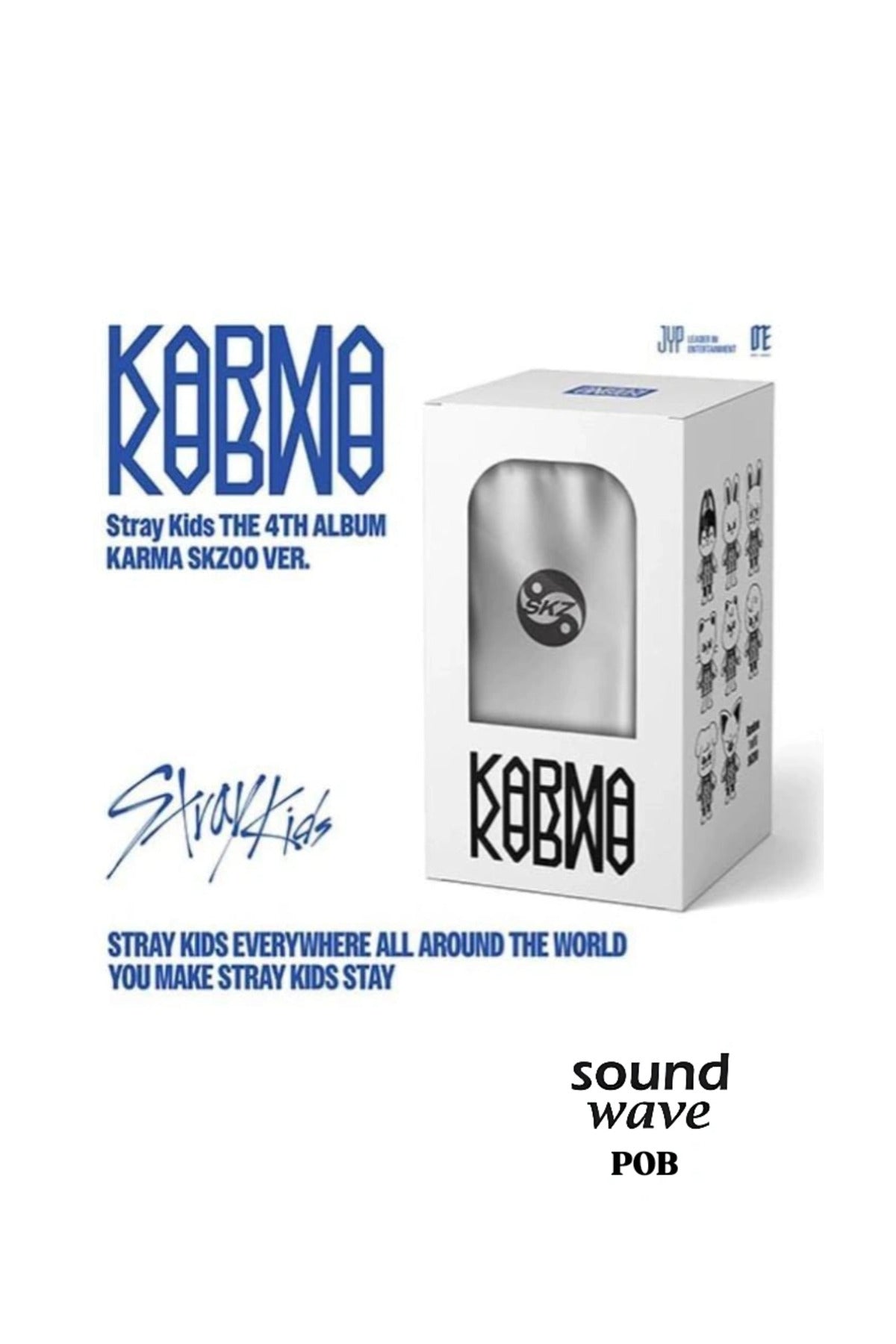 [SOUND WAVE POB] Stray Kids – The 4th Full Album [KARMA] (SKZOO VER.)