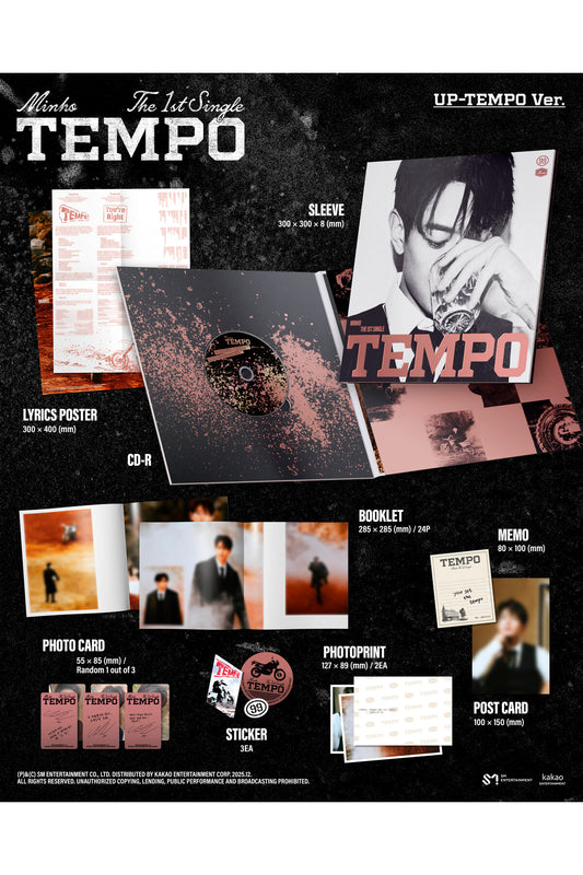 MINHO - 1st Single Album [TEMPO]