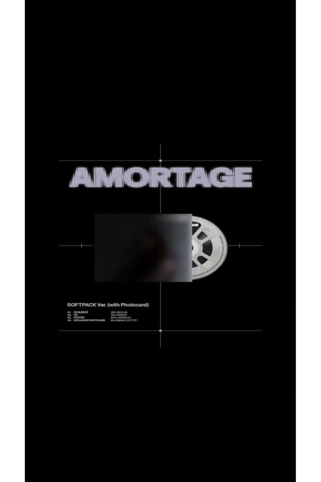 Blackpink / Jisoo - Amortage Softpack Vers. Album (With Photocard)