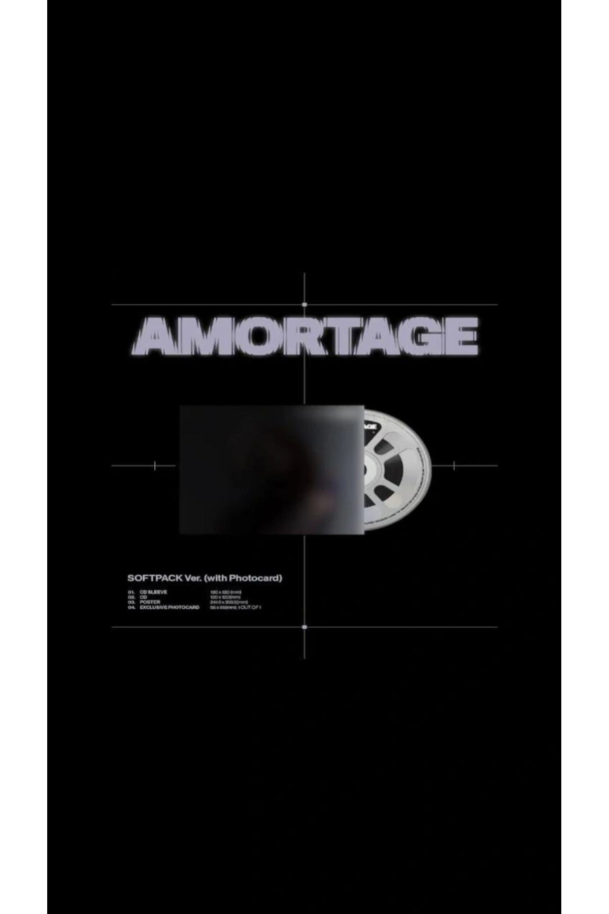Blackpink / Jisoo - Amortage Softpack Vers. Album (With Photocard)