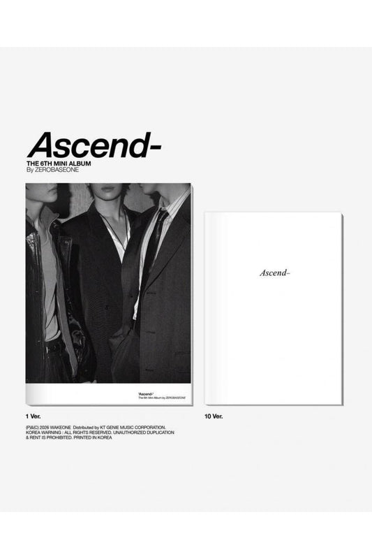 ZEROBASEONE - 6th Mini Album [Ascend-] Photobook Ver. (RANDOM)