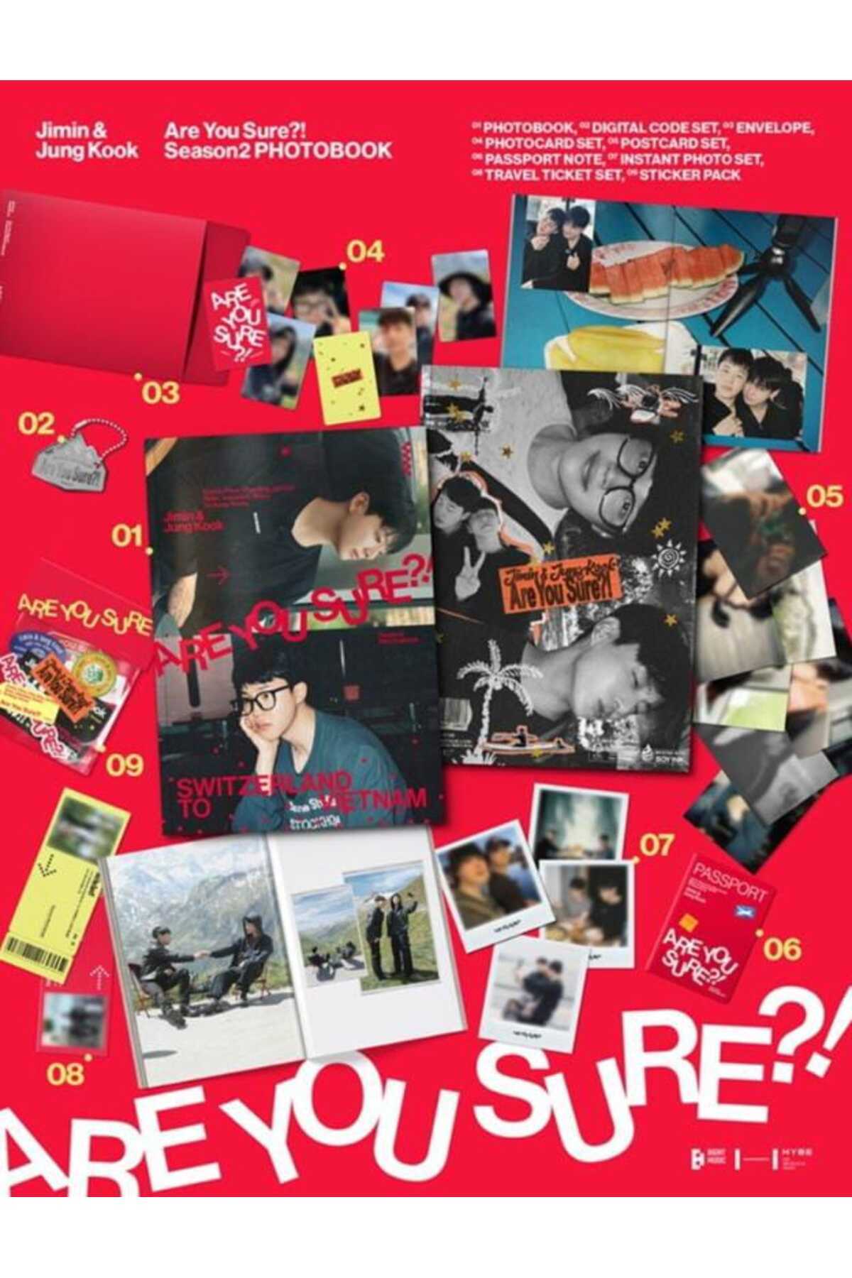[WEVERSE POB'lu] Jimin X Jung Kook Are You Sure?! Season2 PHOTOBOOK