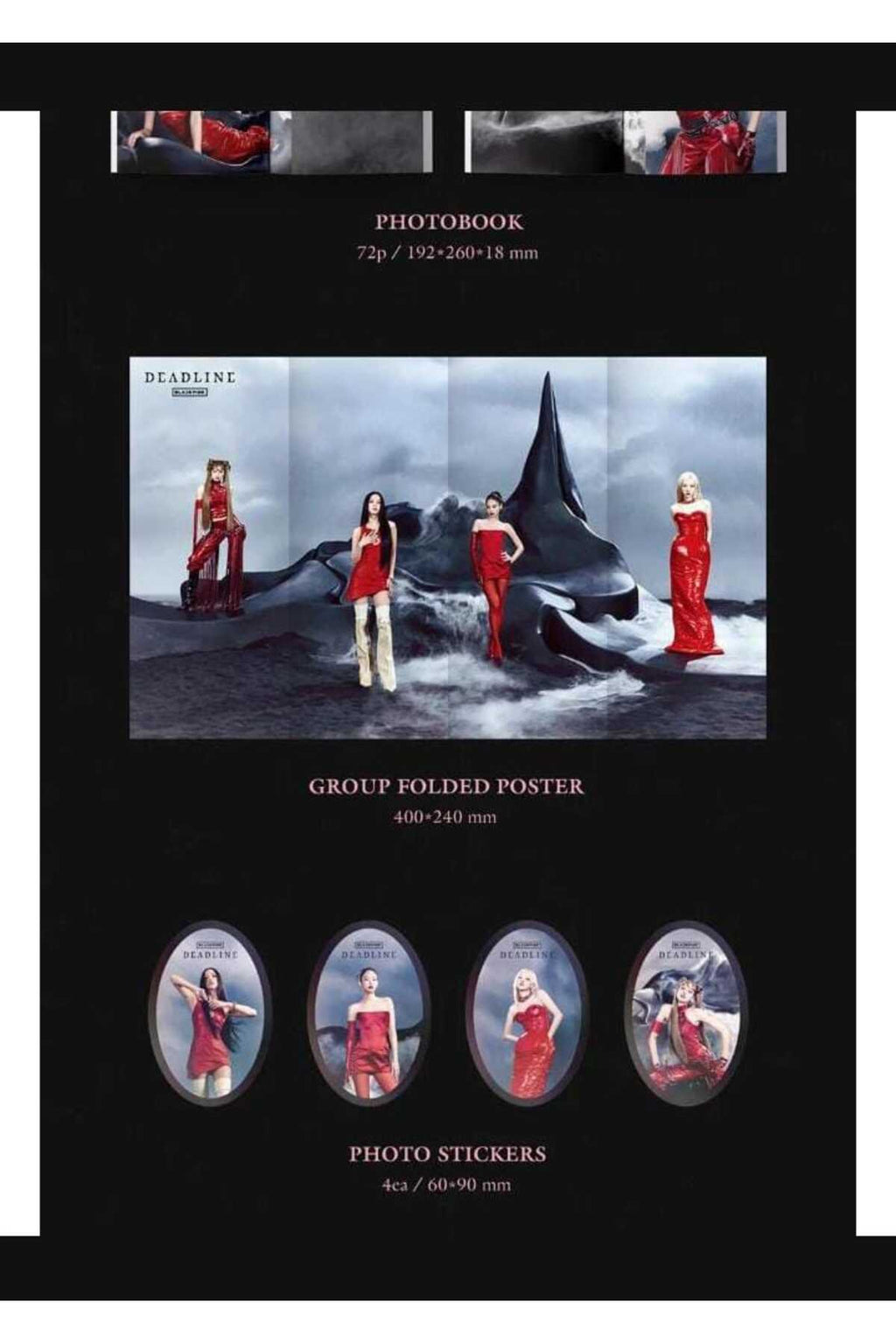 (Withmuu POB'lu) BLACKPINK - 3rd Album [DEADLINE] BLACK Ver.