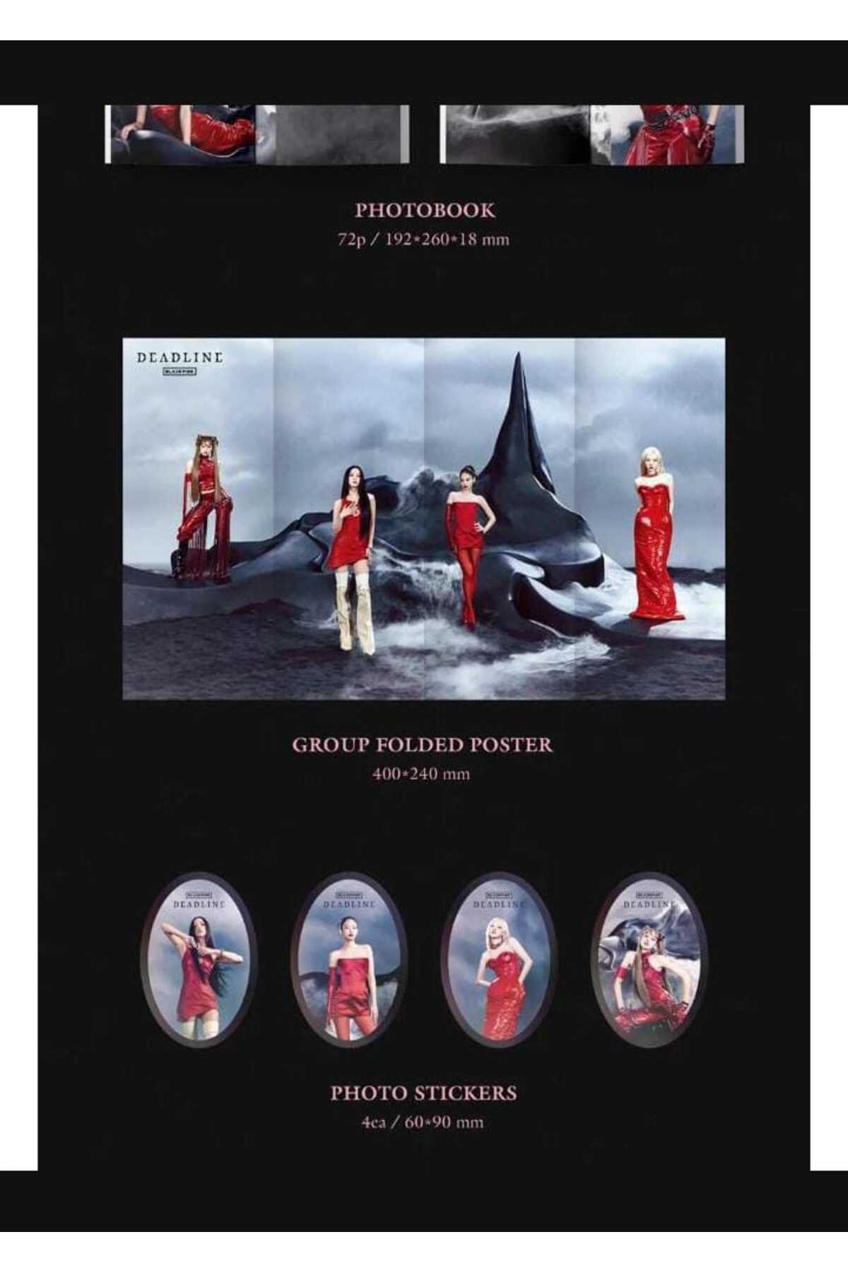 (Withmuu POB'lu) BLACKPINK - 3rd Album [DEADLINE] BLACK Ver.