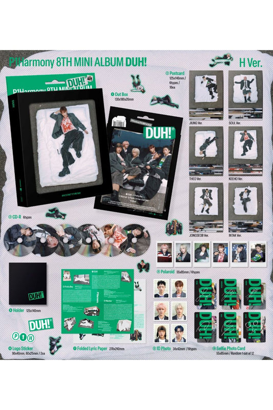 P1Harmony - 8th Mini Album [DUH!] H Ver.