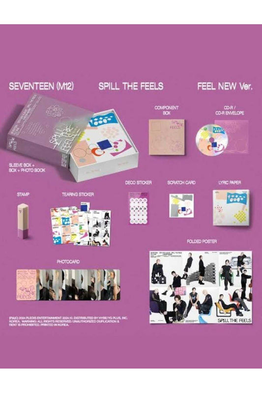 SEVENTEEN – 12th Mini Album [SPILL THE FEELS]