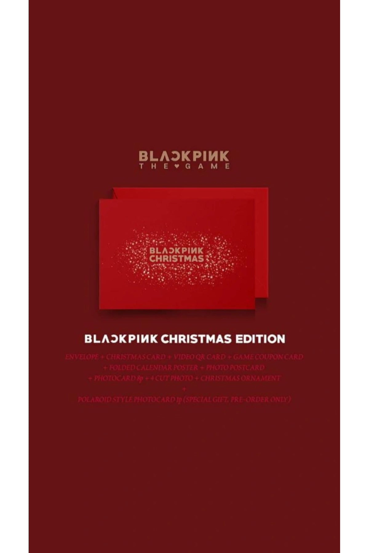 BLACKPINK THE GAME PHOTOCARD COLLECTION CHRISTMAS
