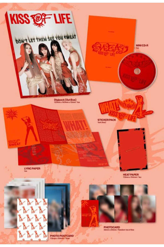 KISS OF LIFE - 3rd Single [SWEAT] Album