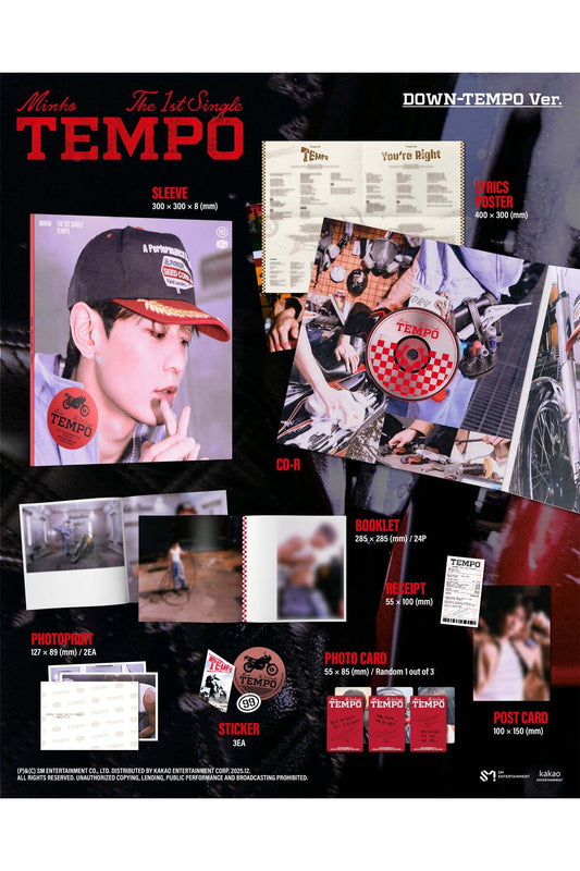 MINHO - 1st Single Album [TEMPO]