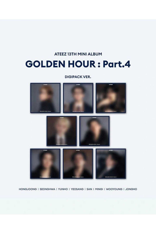 ATEEZ - [GOLDEN HOUR : Part.4] DIGIPACK Ver. Album (RANDOM)