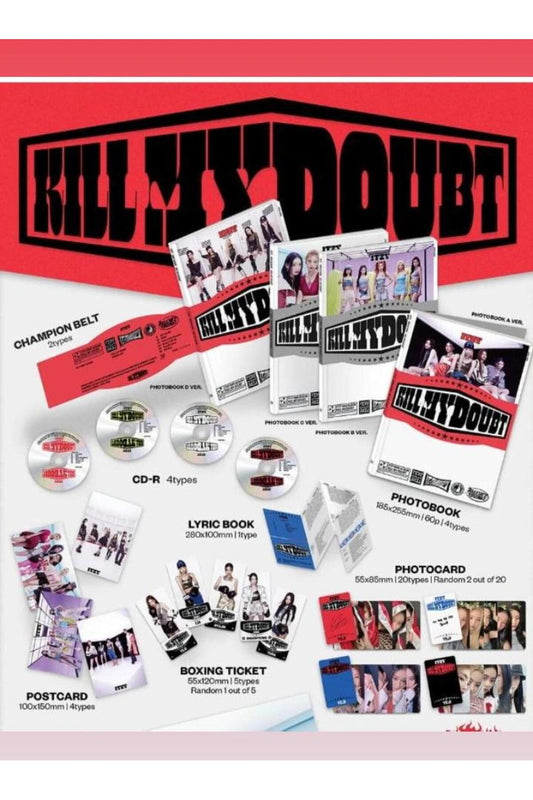 ITZY - [KILL MY DOUBT] STANDARD Ver. Album (RANDOM)