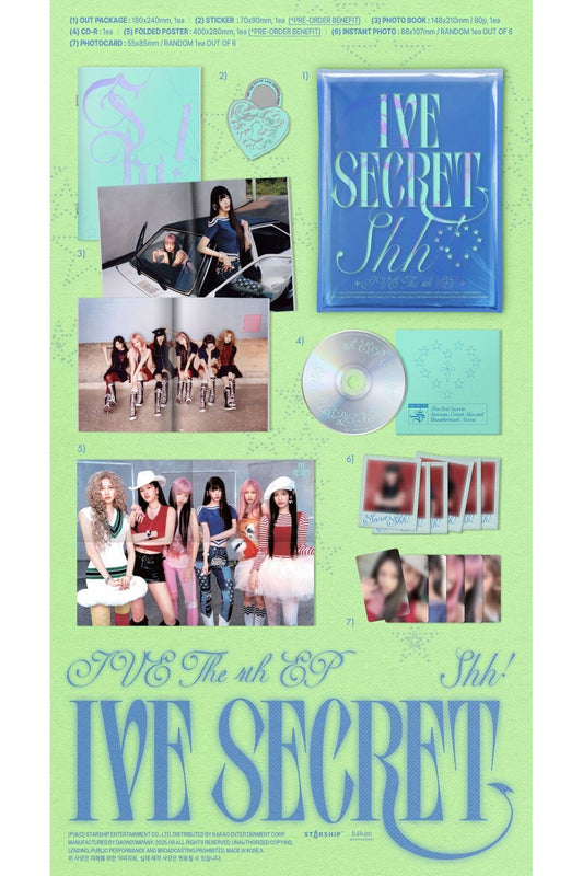 IVE - 4th EP [IVE SECRET] Standard Ver. Album