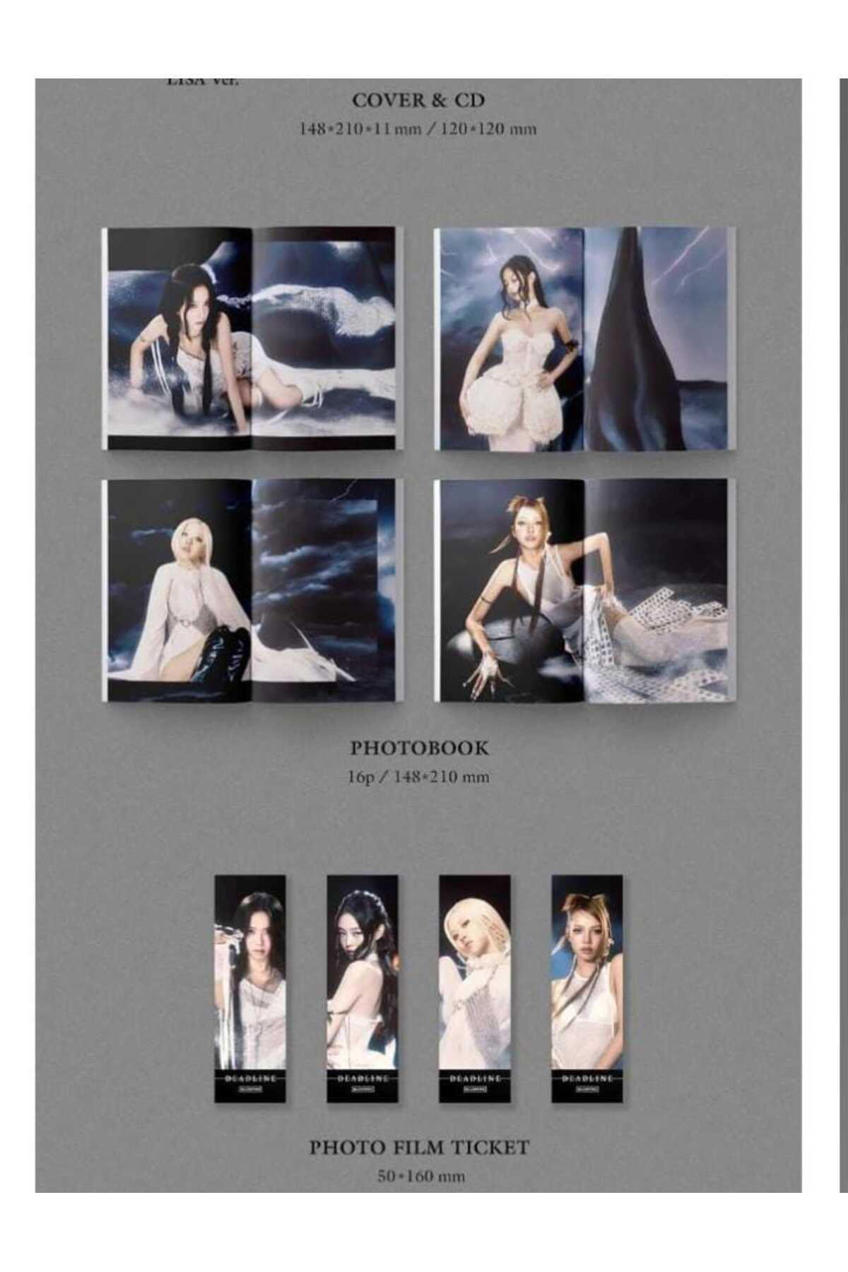(Withmuu POB'lu) BLACKPINK - 3rd Album [DEADLINE] SILVER Ver. Jennie