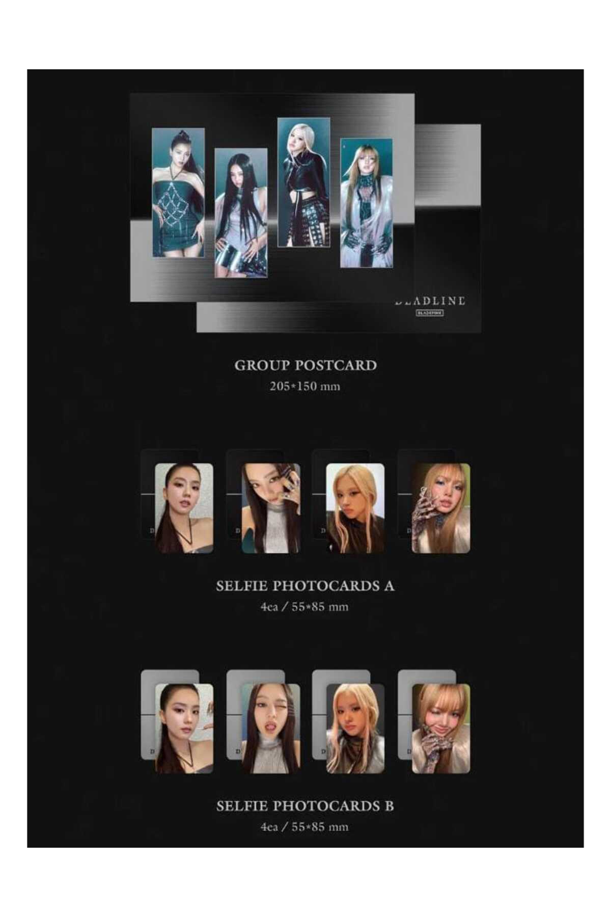 (Withmuu POB'lu) BLACKPINK - 3rd Album [DEADLINE] GRAY Ver.