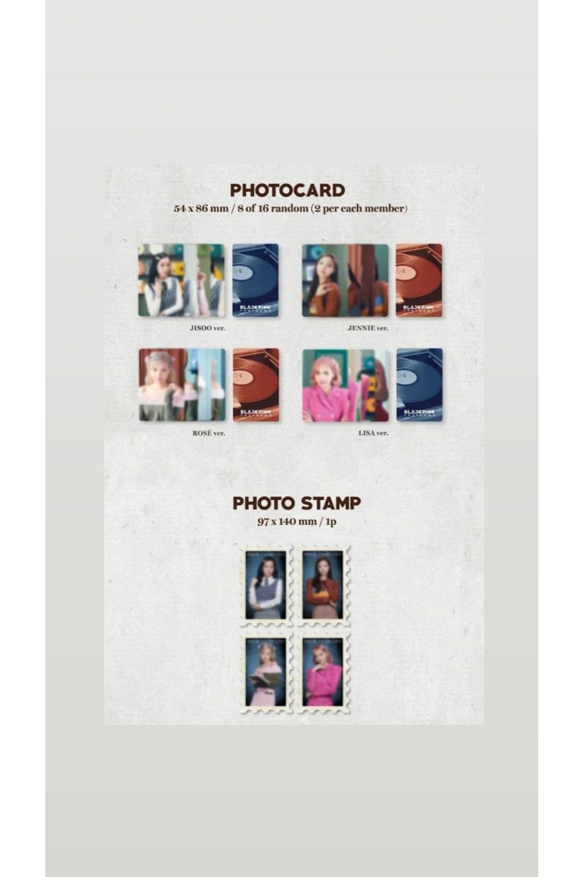 Blackpink - The Game Photocard Collection Back To Retro