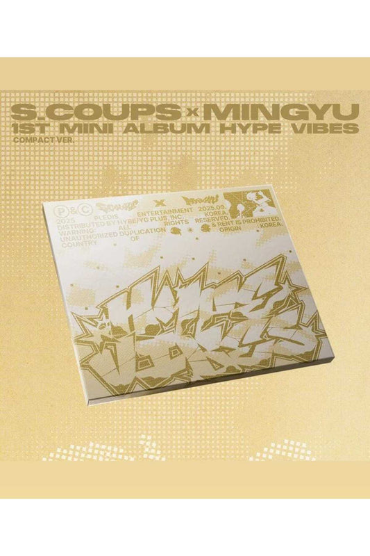 S.COUPS X MINGYU (SEVENTEEN) - 1st Mini Album [HYPE VIBES] Compact Ver.