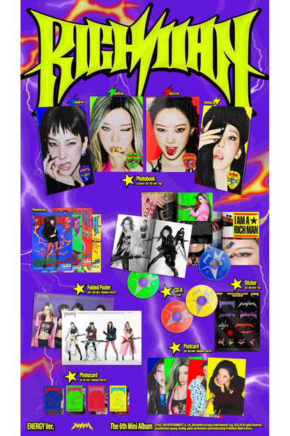 Aespa - 6th Mini Album [Rich Man] ENERGY Ver.