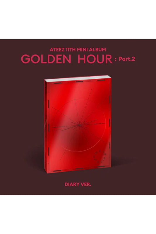 ATEEZ - 11th Mini Album [ GOLDEN HOUR : Part.2 ] Diary ver.