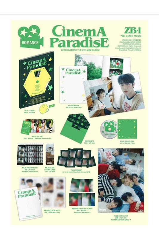 ZEROBASEONE – The 4th Mini Album [CINEMA PARADISE]