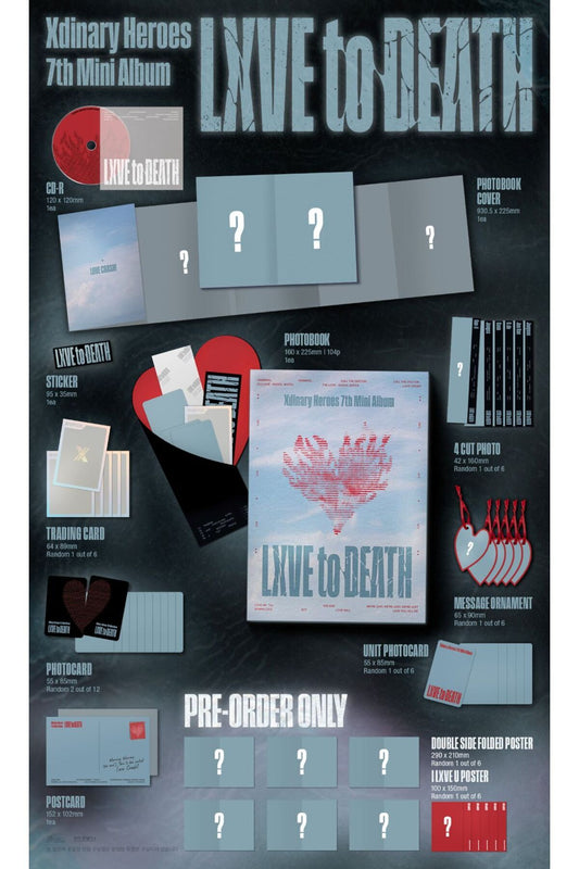 Xdinary-Heroes - 7th Mini Album [LXVE to DEATH] Photobook Ver. Album