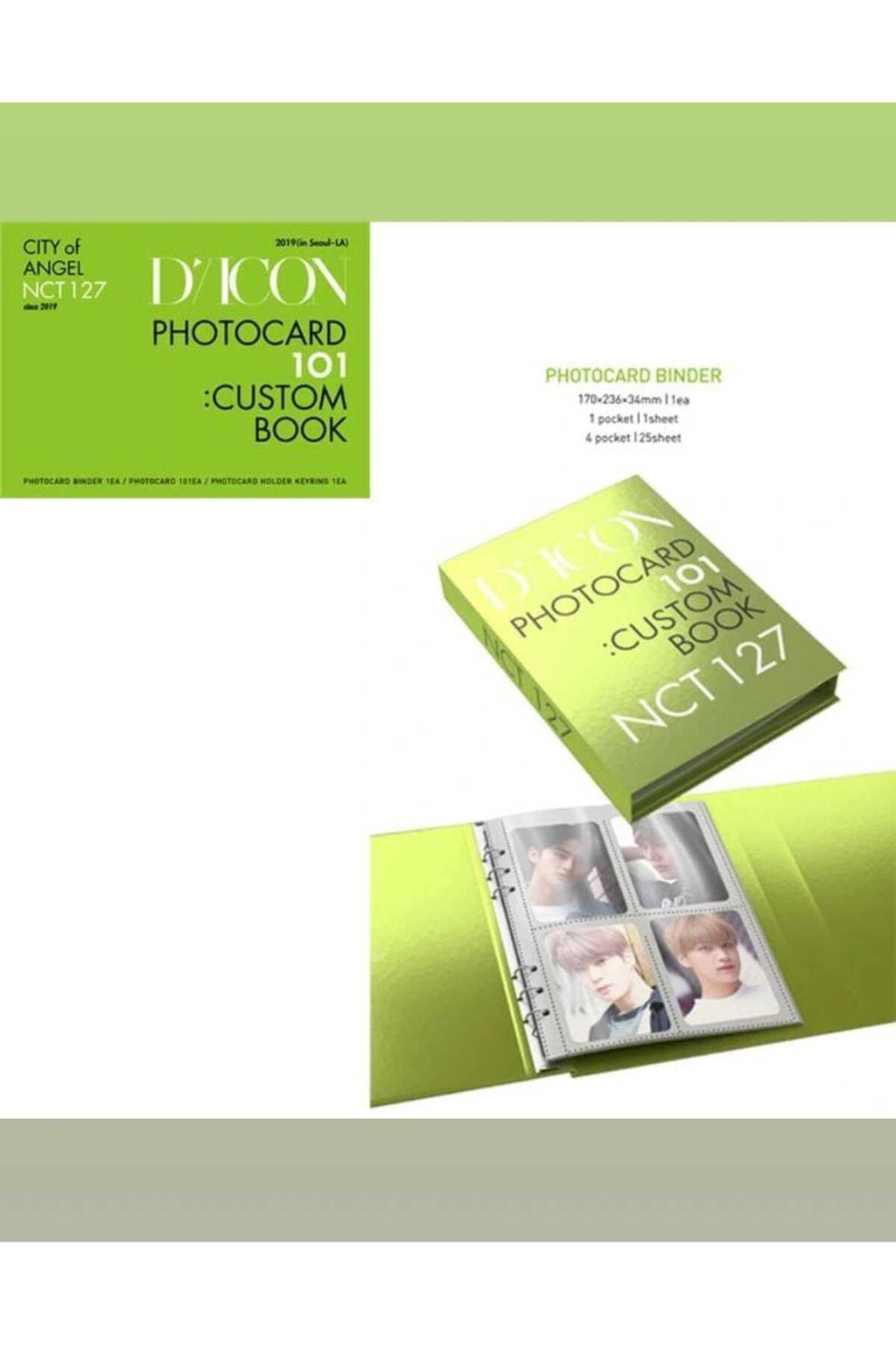 NCT 127 - DICON PHOTOCARD 101 CUSTOM BOOK