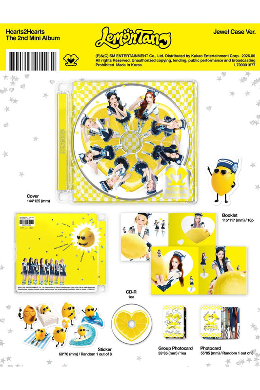 Hearts2Hearts - 2nd Mini Album [Lemon Tang] Jewel Case Ver.