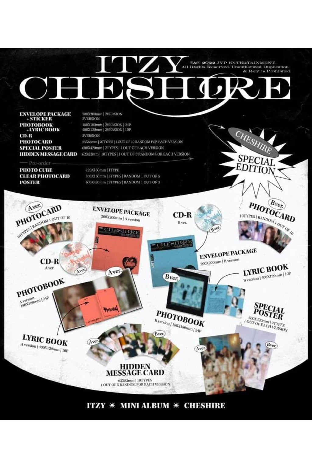 - Cheshire Special Edition Album (RANDOM)